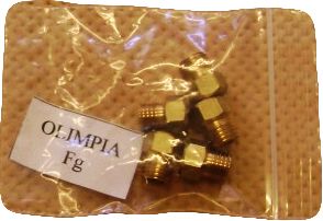 Image of Olimpia és T5 gáztűzhely Fg fúvóka készlet