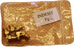 Image of Indesit gáztűzhely Fg fúvóka készlet 7-es menettel